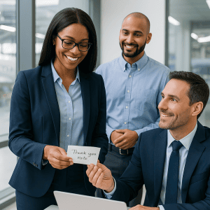 The Thank-You Note That Actually Gets You the Offer