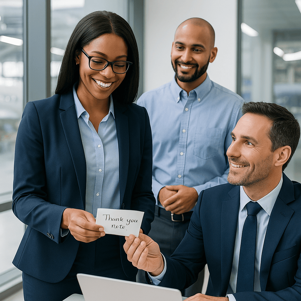 The Thank-You Note That Actually Gets You the Offer